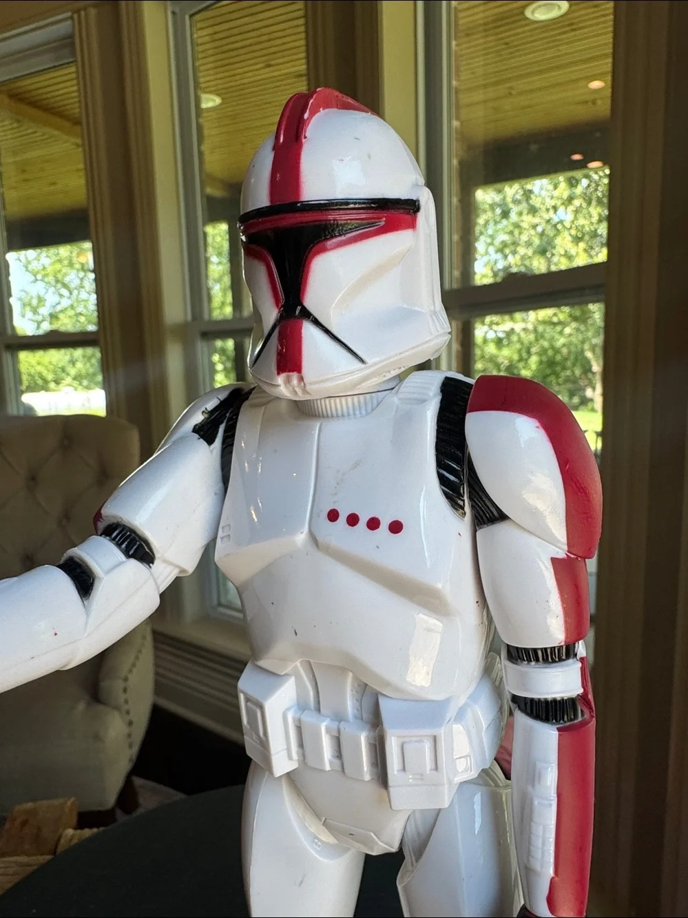 Star Wars Clone Captain Trooper with blaster
